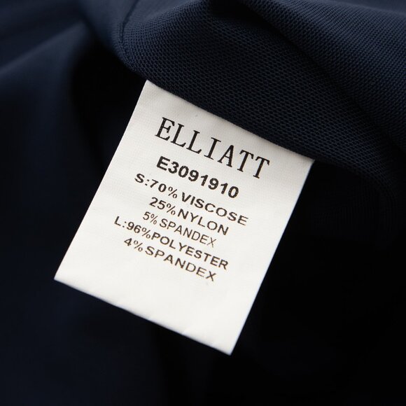 Elliatt Fox Dress One Shoulder Asymmetrical Midi Navy Blue Size Medium New - Picture 5 of 6